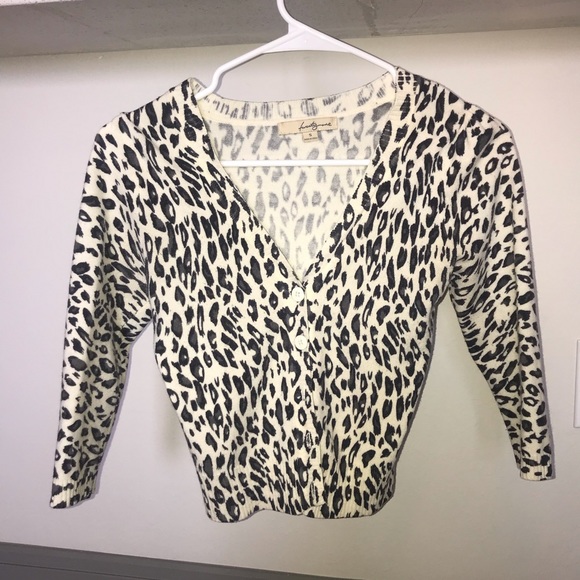 Forever 21 Sweaters - Leopard Print Cardigan